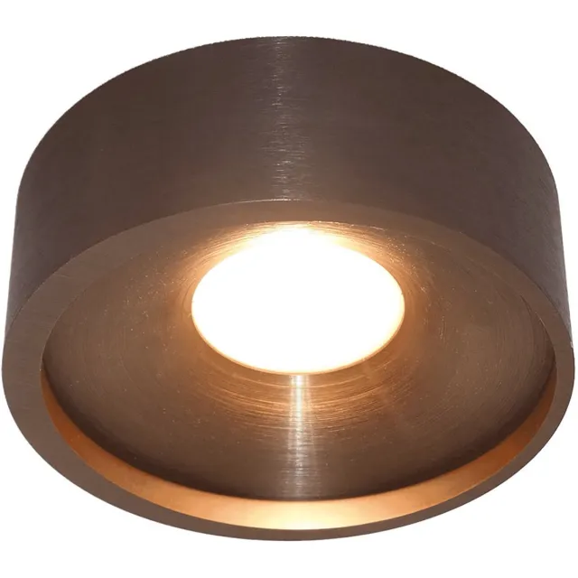 Artdelight Plafondlamp Orlando Ø 14 cm koper brons Mat brons