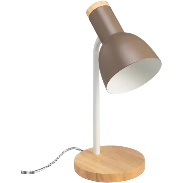 Luxus Europe Bureaulamp Romy Taupe - Leeslamp - Bureauverlichting voor Thuis en Kantoor