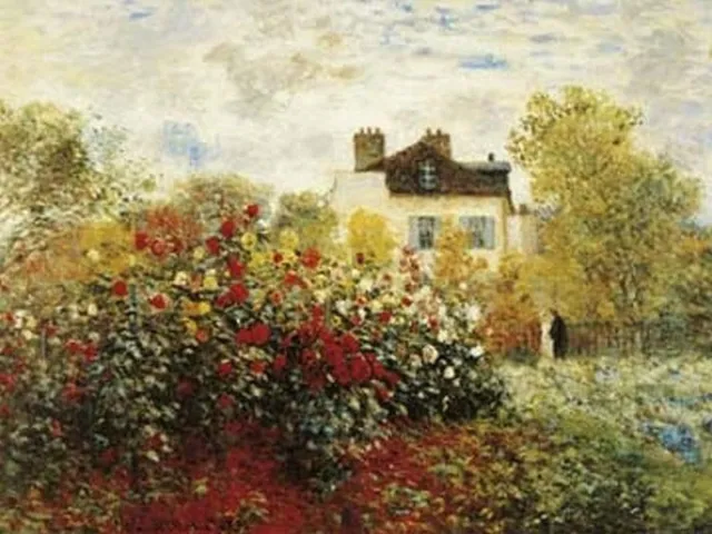 PGM Kunstdruk Claude Monet - The Artist's Garden 80x60cm Divers