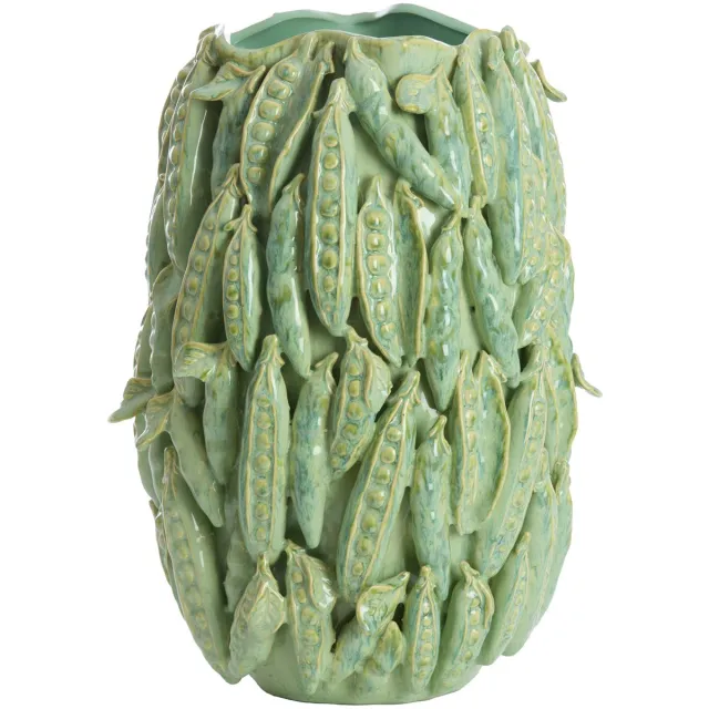 Light & Living Vaas Faba Keramiek, 45cm - Groen