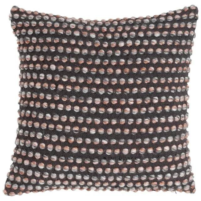 Linen & More Tye&Dye Bubbles kussen grijs 45x45cm bruin, grijs