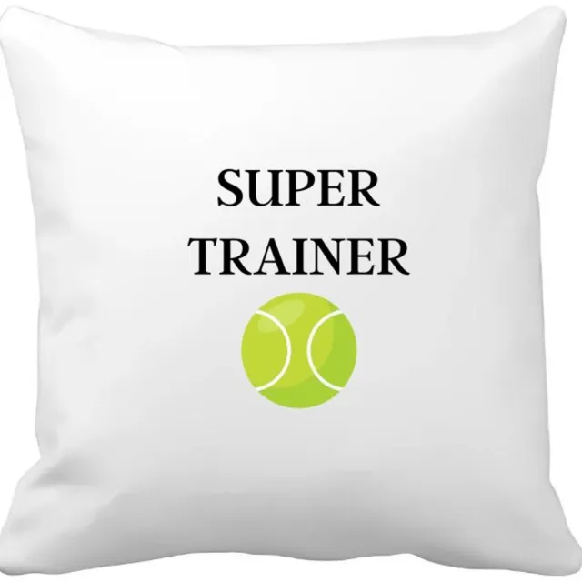 Akyol tennis met eigen naam Kussen hoes - Tennis - tennisser - sport - 40 bij 40 cm Multicolor
