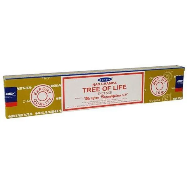 Satya wierookstokjes Tree of Life (1 pakje van 15 gram) Multi