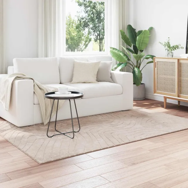 vidaXL Binnen- en buitentapijt PALMERAS Beige 160 x 230 cm Polyester, foto 2