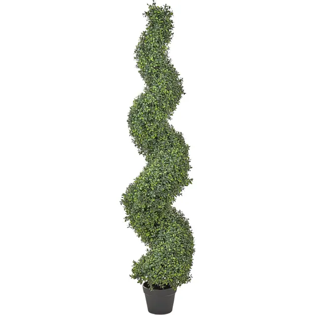 Beliani SPIRAL TREE - Kunstplant - Groen - 158 cm - Synthetisch