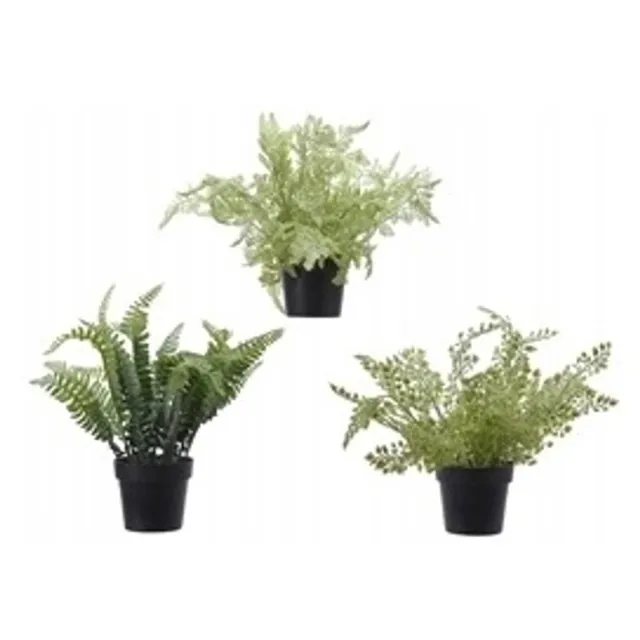 Kaemingk Kunstplant Varen - Groene Pot - 26 cm - Onderhoudsvriendelijk
