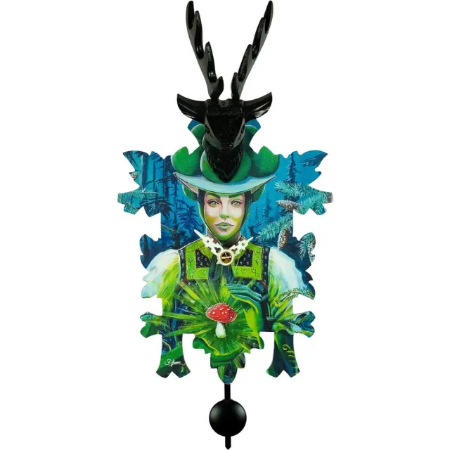 Trenkle 3401_PQ - Wandklok - kwarts - FantastiClock meerkleurig