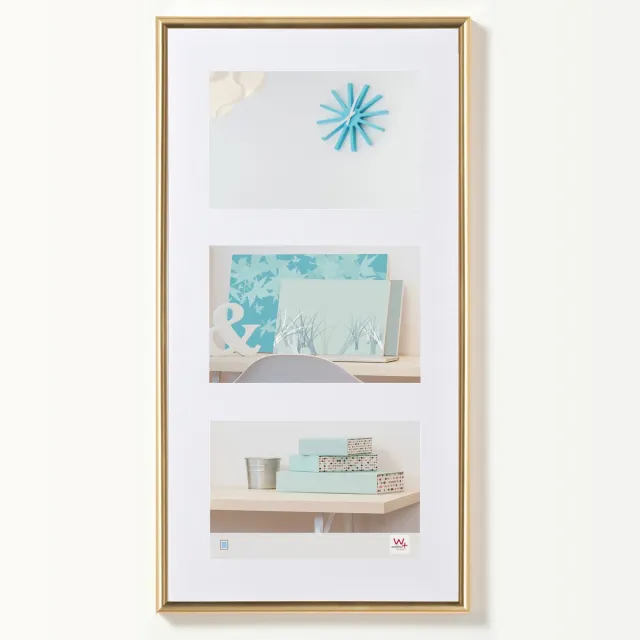 Walther New Lifestyle - Kunststof galerij - Fotoformaat 3x13x18 cm - Goud