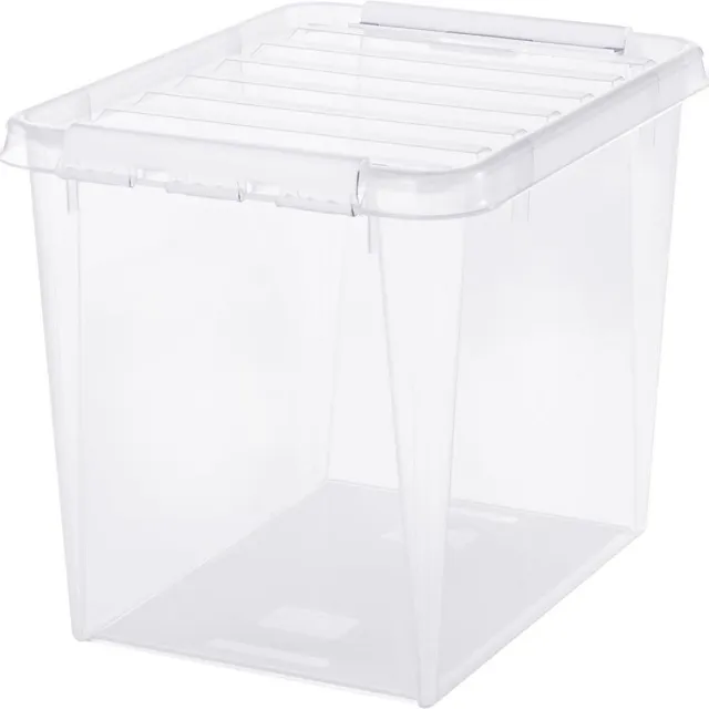 SmartStore Classic 50 Opbergbox 52 liter - Polypropyleen - Transparant Transparant, wit
