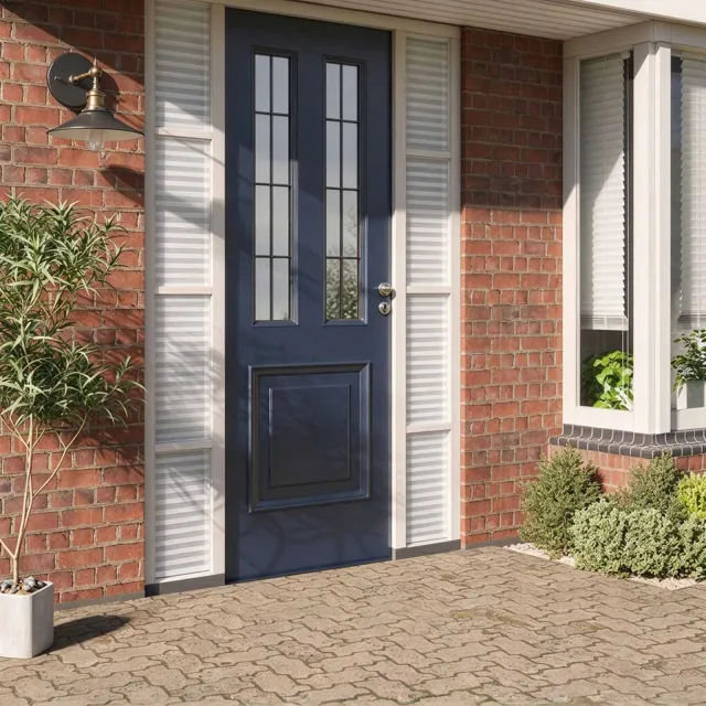 vidaXL Raamfolie strepenpatroon mat 45x1000 cm PVC wit