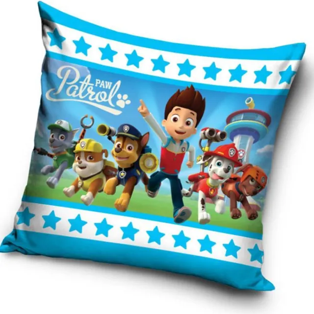 Carbotex Paw Patrol - Sierkussen Kussen 40 x 40 cm inclusief vulling blauw