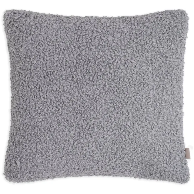Knit Factory Rolf Sierkussen - Licht Grijs - 50x50 cm