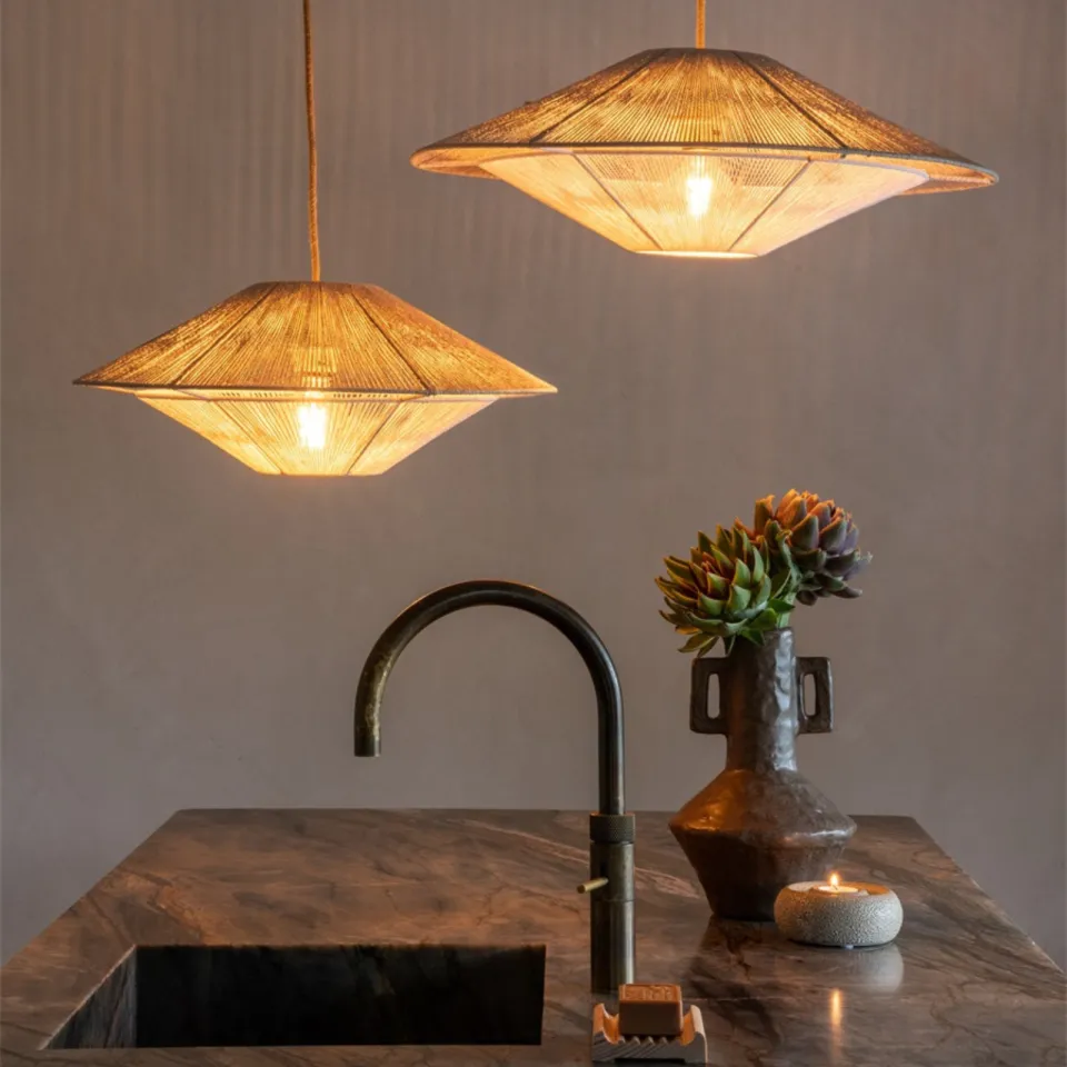 Good&Mojo hanglamp Lumbini 50 cm grijs, foto 6