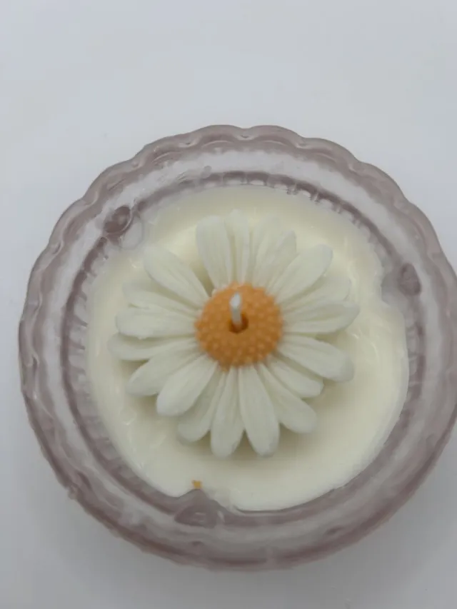 Lovely Elegance Handgemaakte Geurkaars Magnolia - Duurzaam - Lovely Elegance Wit