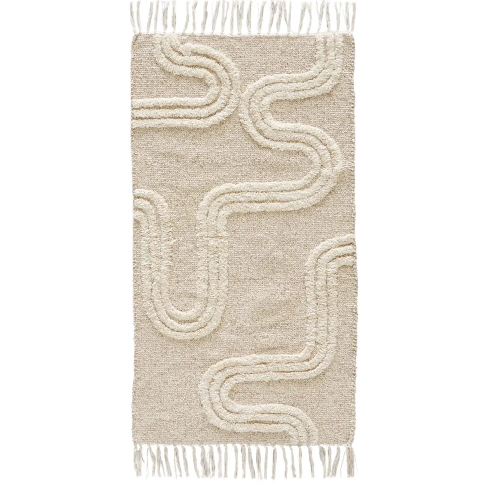 NOUS Living Lingen vloerkleed crème