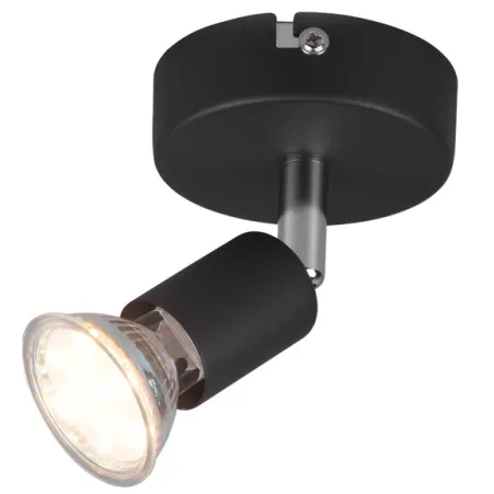 Reality PARIS - Spot - Zwart mat - excl. 1x GU10 3 W