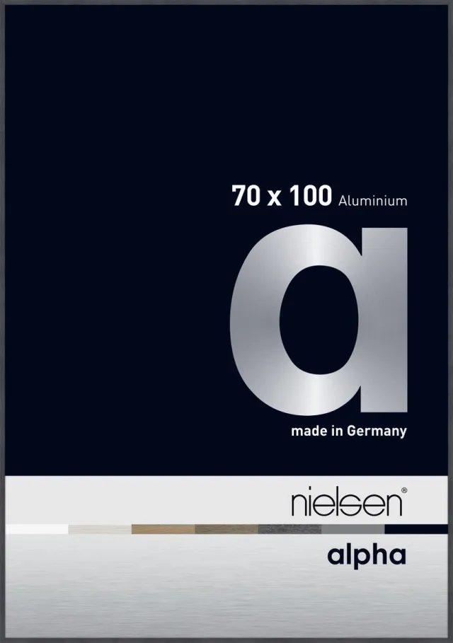 Nielsen Alpha Aluminium Wissellijst Grey 70x100cm Grijs