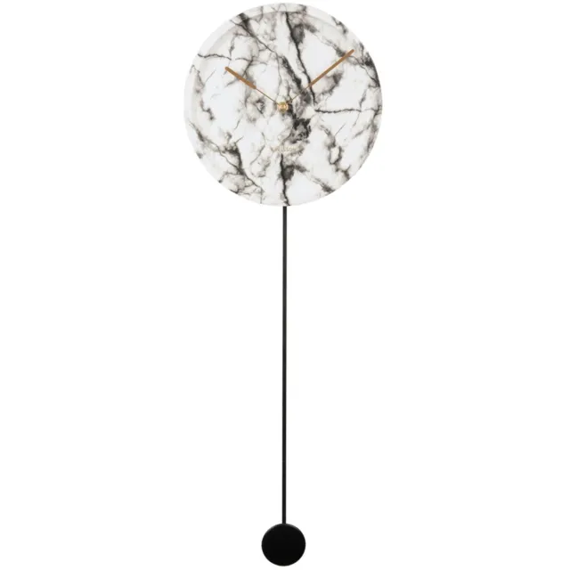 Karlsson Wandklok Pendule Longue - Wit - Ø25cm - Wandklok