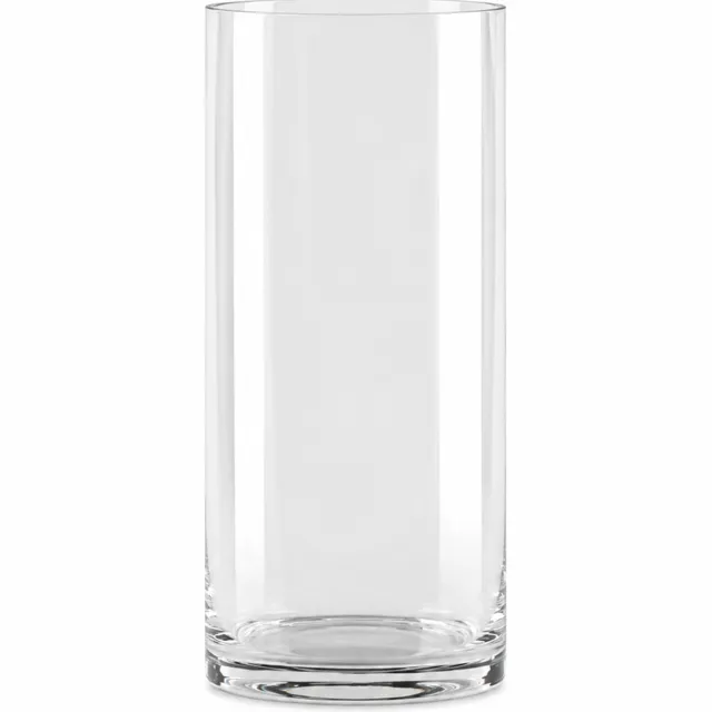 SWGOTA Transparante acryl vaas - cilindervormig - opening 10 cm, hoogte 20 cm - voor snijbloemen en bloemschikken