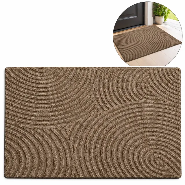 Lifhelpe Deurmat 45 x 75 cm – Antislip Schoonloopmat voor Binnen en Buiten – Wasbare Vuilvangmat voor Voordeur, Entree, Hal en Terras – Model A
