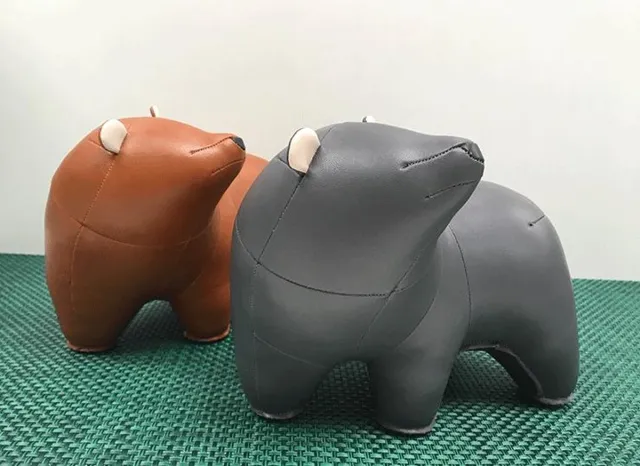 Zuny Beren-Set-Bear-Bero-Boekensteunen Donkergrijs, Bruin