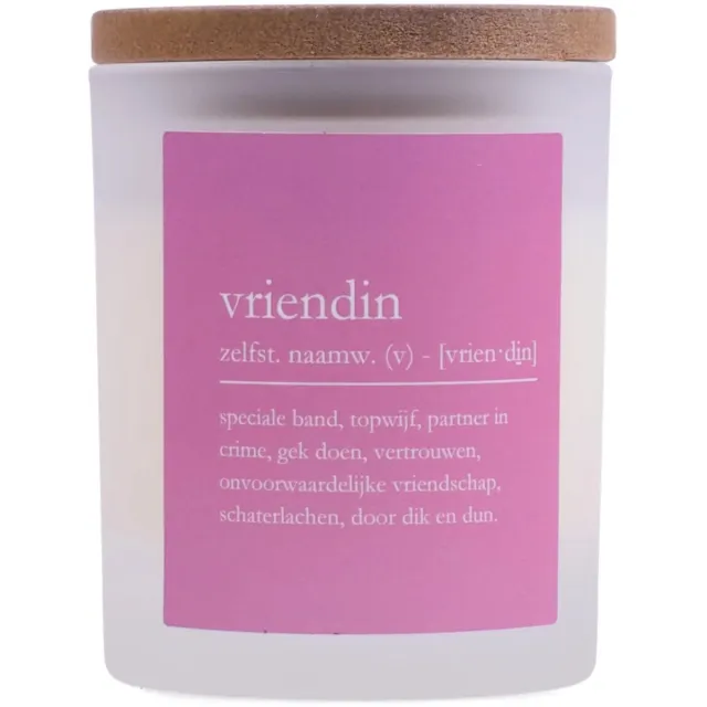 Le Bon Sens Bon Sens - Geurkaars "Vriendin" - Patchouli & Roos rose