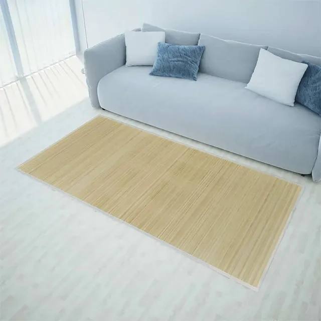 vidaXL Tapijt 160x230 cm bamboe natuurlijk bruin, foto 2