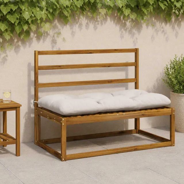vidaXL Bankkussen VIANEN 100% Polyester Wit 100 x 60 x 12 cm