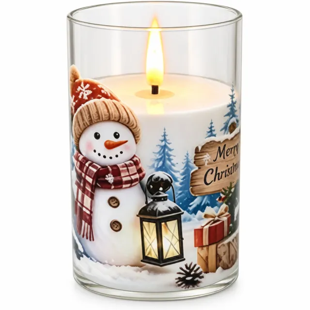 SWGOTA led kaarsen witte kerstkaars 7,5 x 12,5 cm warme lichtkleur handmatige bediening zonder batterijen