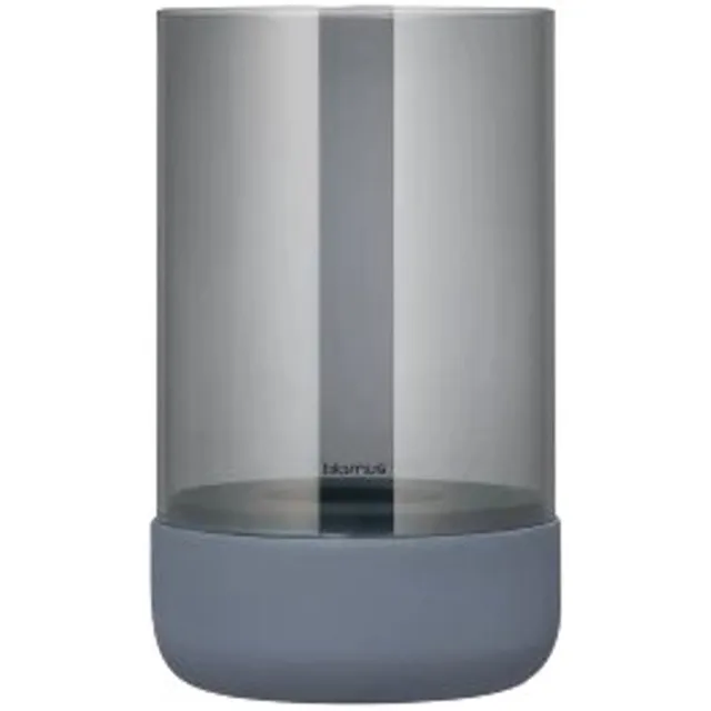 Blomus CALMA Windlicht - H 20 cm, Ø 12 cm (M) - Steel Gray