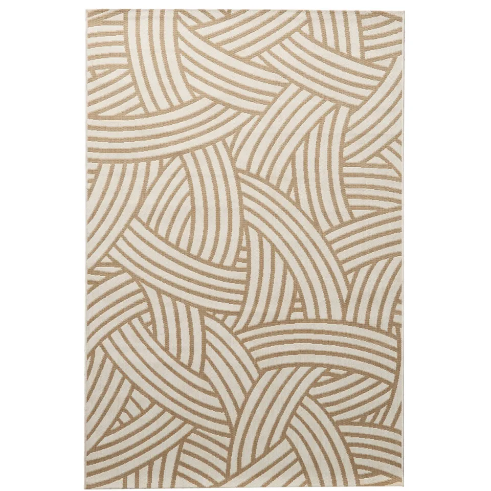 NOUS Living binnen- en buitenvloerkleed Turijn (230x160 cm) crème/beige