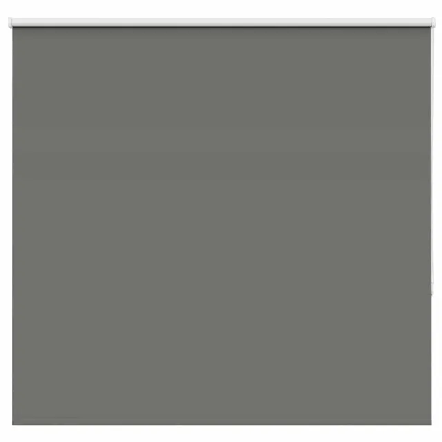 vidaXL Rolgordijn - verduisterend - 145x150 - cm - stofbreedte - 141,6 - cm - grijs