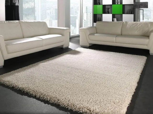 Merinos/Karpet24 Vloerkleed Shaggy Deluxe 5500-60 140x200 cm cream