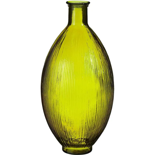 Mica Decorations Vaas Firenza - 29x29x59 cm - Glas - Groen