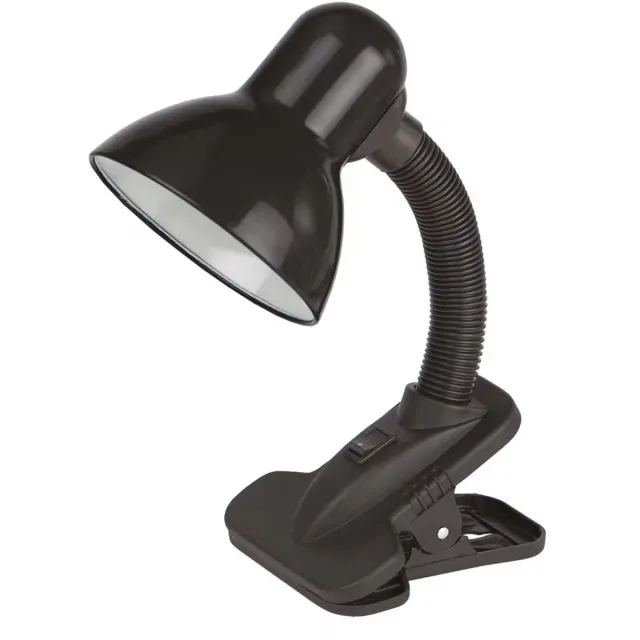 Avide LED Bureaulamp met Klem - Leeslamp - Max. 60W LED - E27 Fitting - 100-240V - Zwart