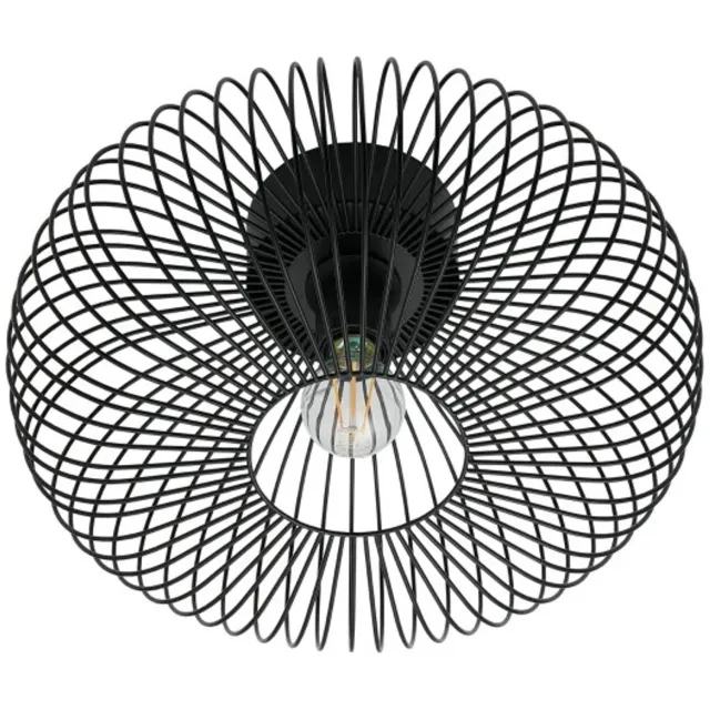 Nordlux Doos 3x Nordlux Beroni LED Plafondlamp | 1x E27 Max 60W | Dimbaar | Zwart