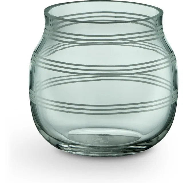 Kähler Kahler Design Omaggio Theelichthouder - 7,5 cm - Groen Transparant