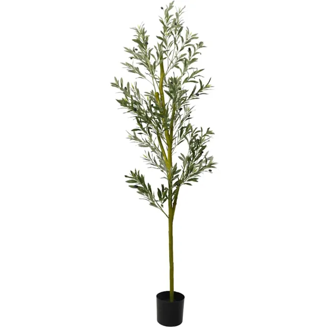 vidaXL Kunstolijfboom 800 blaadjes 200 cm groen