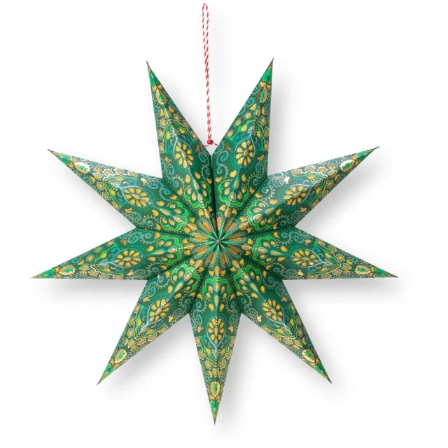 Pip Studio Kerstster - All-over print - Donkergroen - Papier - 60 cm