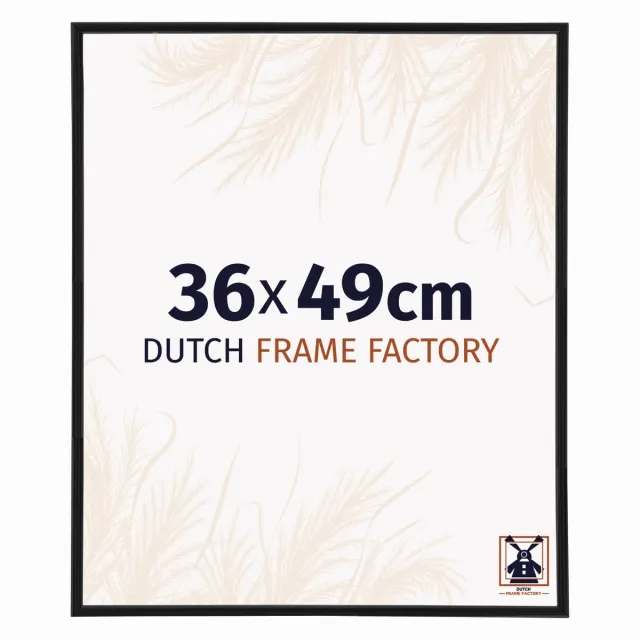 Dutch Frame Factory Fotolijst 36x49 cm - Kunststof - Zwart Mat - Angers