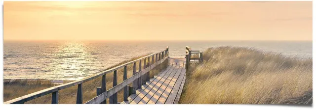 Poster Strandpad - 53 x 158 - Papier - REINDERS
