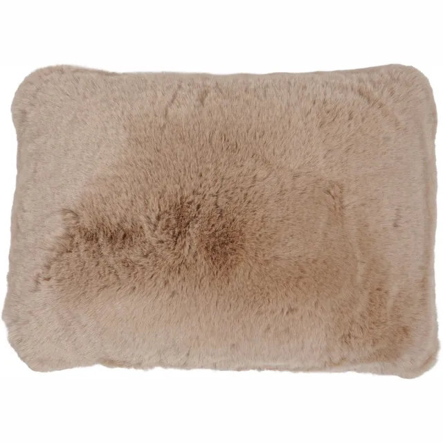 Veer Carpets Kussen Morbido Sand - 40 x 60 cm - Sierkussen – Hotel Chique / Japandi Stijl – Zacht Fluffy Design Zand