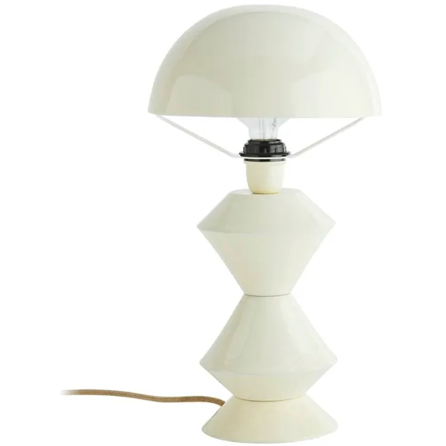 Madam Stoltz tafellamp offwhite (metaal) Crème