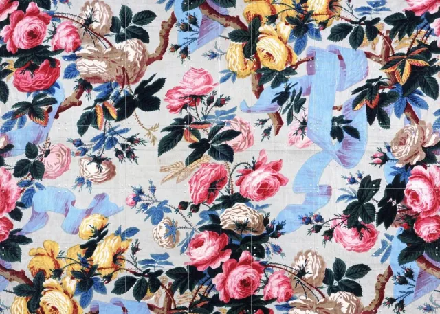 IXXI False Principle no.16, Victoria and Albert Museum - 140 x 100 cm - Grote wanddecoratie en posters - Klassiek, Vintage, Illustraties, Ornamenteel Roze / Lichte tinten