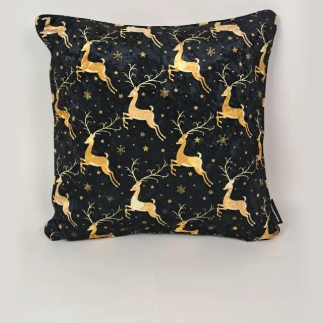 Madison Home Madison sierkussen 45x45cm Rendier Goud Rood