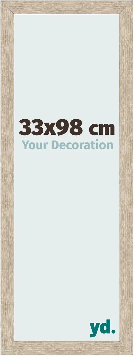 yd. Your Decoration - Fotolijst 33x98 cm - MDF - Sonoma Eiken - Bologna