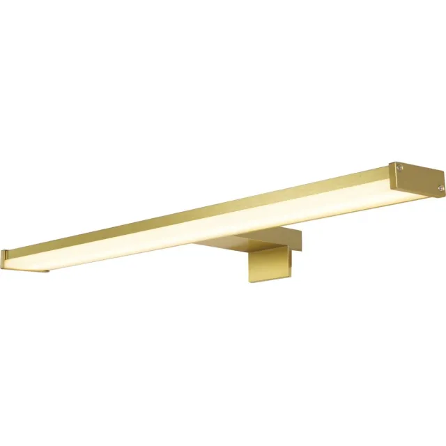 Licht Erlebnisse Licht-Erlebnisse - Fedoba - LED - Wandlamp - IP44 - 3000K - 1040lm - van - Aluminium kunststof - in - goud - Wandlamp Badkamer