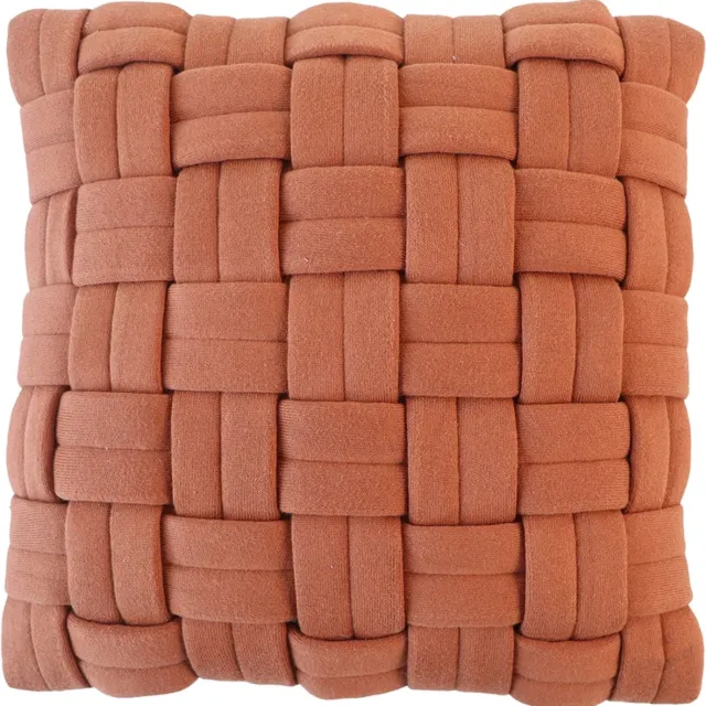 Urbane Hide Kussenhoezen | Kussenhoes | Kussenhoesjes | Sierkussen | 45x45 cm | Mandbreisel | Katoen | Auburn | Zonder binnenkussen Part B