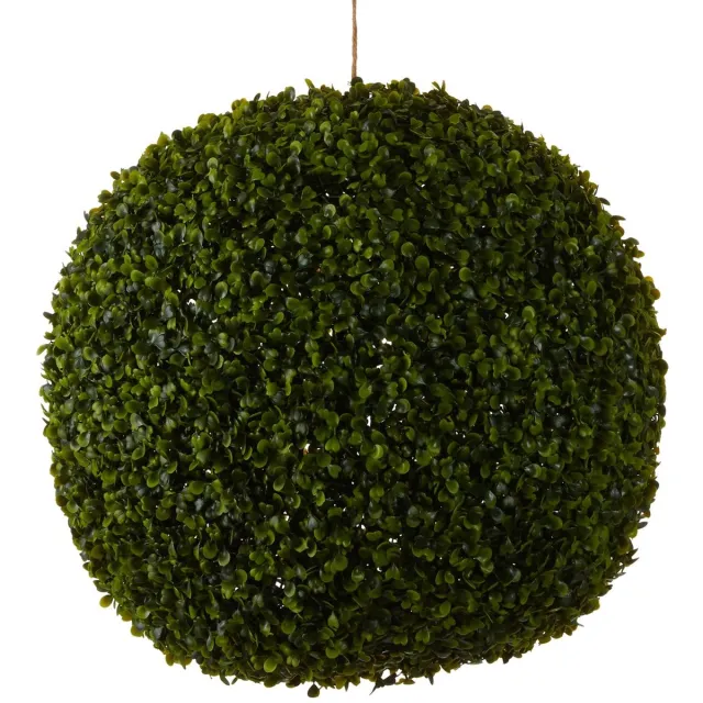 Mica Decorations Buxus Bol Kunstplant voor Buiten Hangend - Ø45 cm - Groen