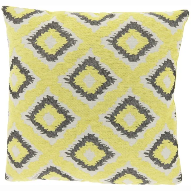 Unique Living Sierkussen Riley Lemon Yellow -45x45cm Geel